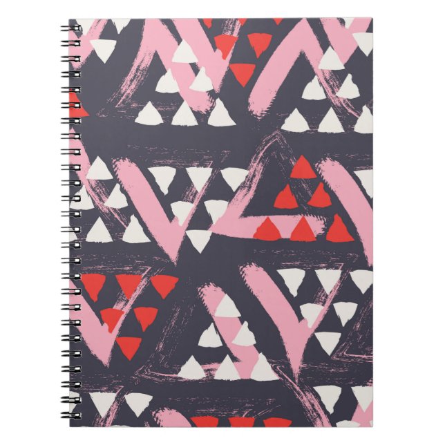 seamless hand drawn pattern notebook (Front)