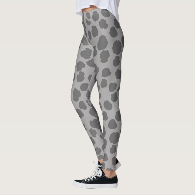 Seamless High Waist Leopard Print, Casual & Sports Leggings (Left)