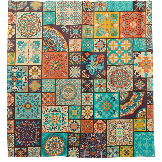 Seamless Islamic, Arabic tile pattern. (Front)