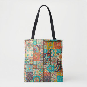 Seamless Islamic, Arabic tile pattern. Tote Bag