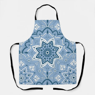Seamless Islamic Colourful Blue    Apron