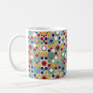 Seamless Islamic patterns in colour. Islamic ornam Coffee Mug