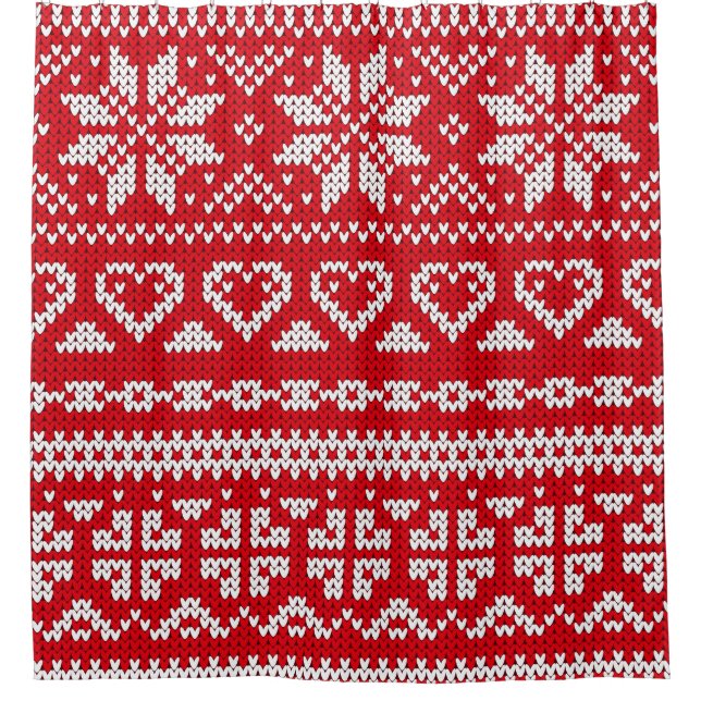 Seamless knitting pattern Norway festive sweater d (Front)