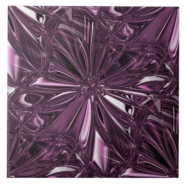 Seamless Lavender Ceramic Tile (Front)