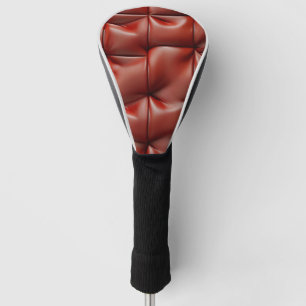 Seamless leather texture pattern golf head cover