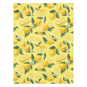 Seamless lemon Pattern design Tablecloth
