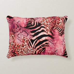 Seamless leopard pattern, abstract zebra. leopard, accent pillow