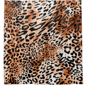 Seamless leopard pattern, african animal print