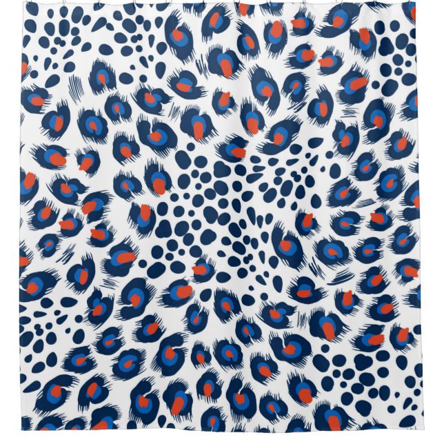 Seamless leopard skin pattern. Vintage.  (Front)