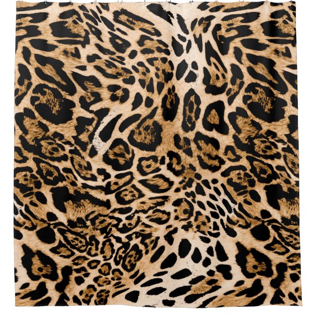 Seamless leopard texture, animal skin (Front)