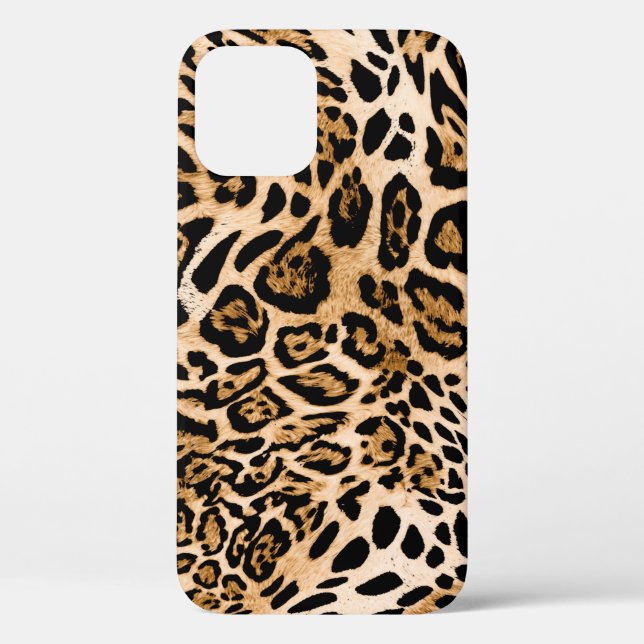 Seamless leopard texture, animal skin Case-Mate iPhone case (Back)