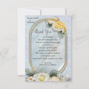 Seamless Light Blue, Pink & White Mandalas   RSVP Card