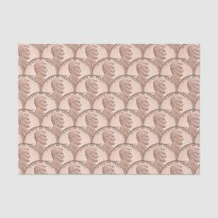 Seamless Lincoln Penny Pattern – Copper Coins Tissue Paper