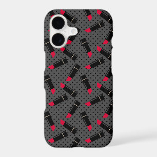 Seamless lipstick lip design pattern beauty fashio