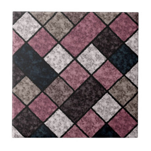 Seamless marble granite stone tile pattern retro