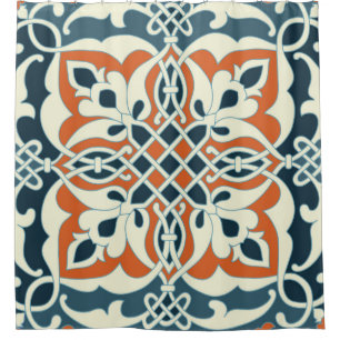 Seamless medallion Vintage multi color pattern