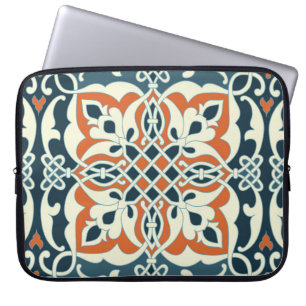 Seamless medallion Vintage multi colour pattern Laptop Sleeve