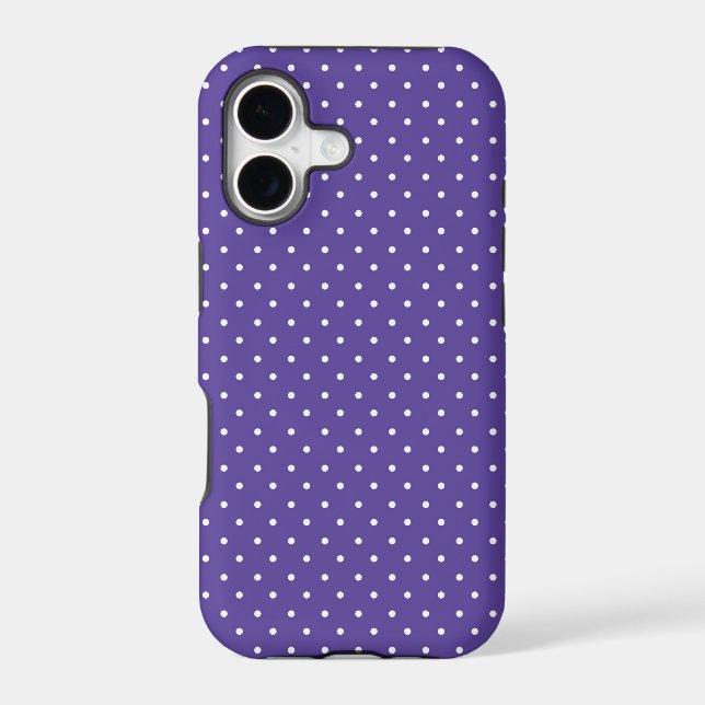 Seamless  medium purple polka dot pattern (Back)