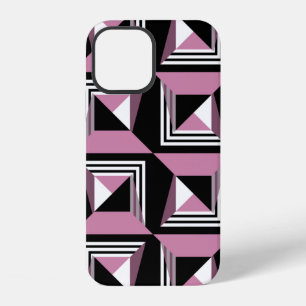 Seamless modern squares pattern iPhone 12 case