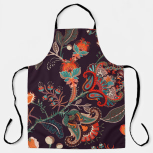 Seamless nature pattern. Background with big decor Apron