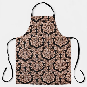 Seamless old school pattern, robots and tapes apron