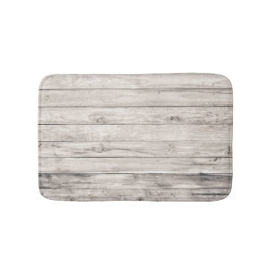 Seamless Old Wood: Textured Wall Background Bath Mat