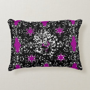 Seamless oriental classic white pattern. Vintage a Accent Pillow