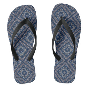 Seamless ornamental decor beads pearl jewellery pa flip flops