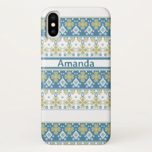 Seamless ornamental decor ornate folk  Case-Mate iPhone case