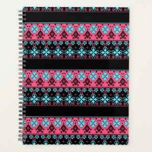 Seamless ornamental decor ornate folk planner