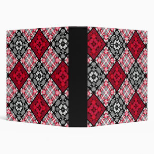 Seamless ornamental decor pattern chequered blue b binder