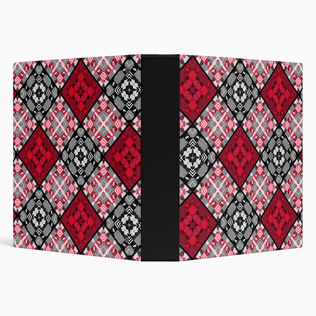 Seamless ornamental decor pattern chequered blue b binder (Background)