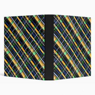Seamless ornamental decor pattern chequered plaid binder