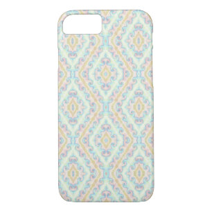 Seamless ornamental pastel green blue beige decor Case-Mate iPhone case