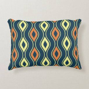seamless ornamental pattern illustrationillustrati accent pillow
