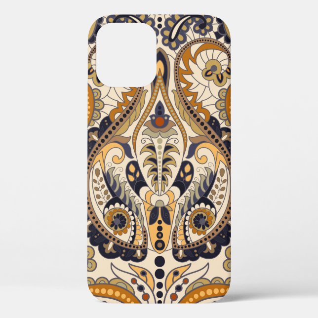 Seamless Paisley floral pattern. Colourful ornamen Case-Mate iPhone Case (Back)