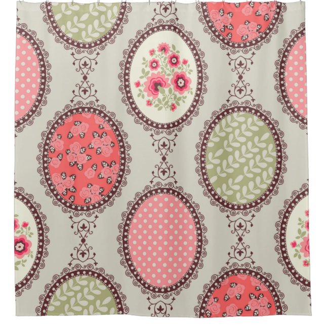 Seamless Patchwork floral vintage pattern. Vintage (Front)