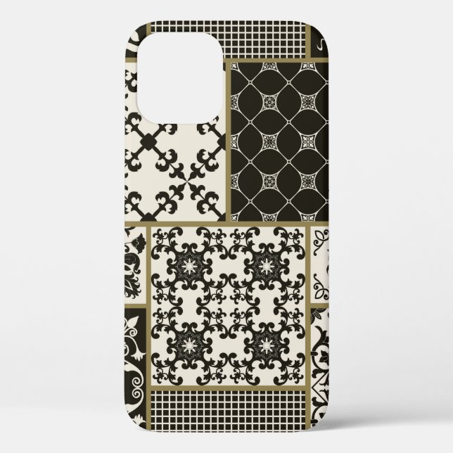 Seamless patchwork tile with Islam, Arabic, Indian Case-Mate iPhone Case (Back)