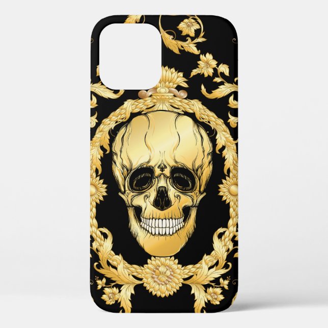 Seamless pattern, background In baroque, rococo, v Case-Mate iPhone Case (Back)