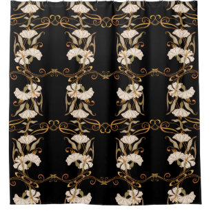 Seamless pattern, background with decorative eleme