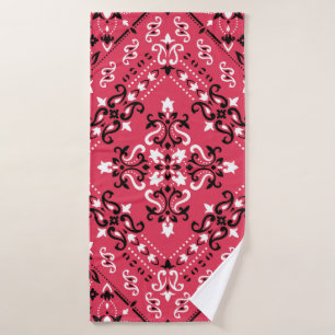 Seamless pattern based on ornament paisley Bandana Bath Towel