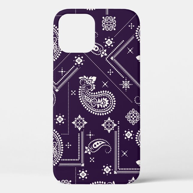 Seamless pattern based on ornament paisley Bandana Case-Mate iPhone Case (Back)