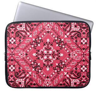 Seamless pattern based on ornament paisley Bandana Laptop Sleeve