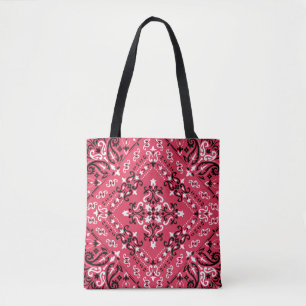 Seamless pattern based on ornament paisley Bandana Tote Bag