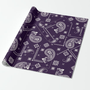 Seamless pattern based on ornament paisley Bandana Wrapping Paper