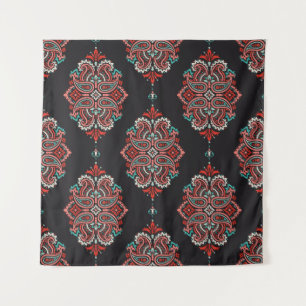 Seamless pattern based on traditional Asian elemen Tapestry
