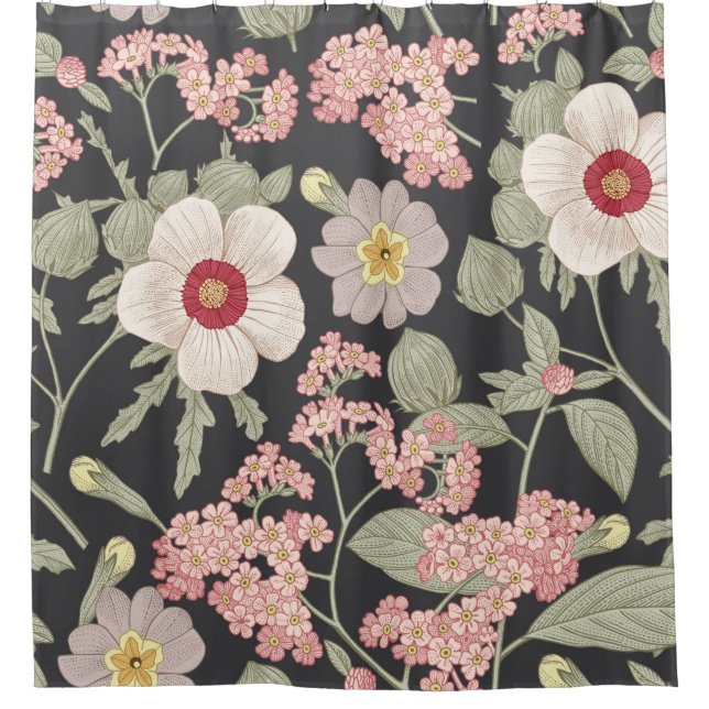 Seamless pattern. Beautiful fabric blooming realis (Front)