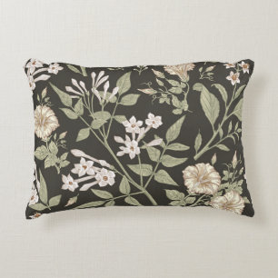 Seamless pattern. Beautiful fabric blooming realis Accent Pillow