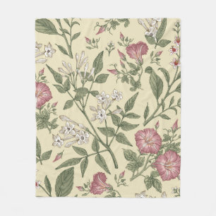 Seamless pattern. Beautiful fabric blooming realis Fleece Blanket