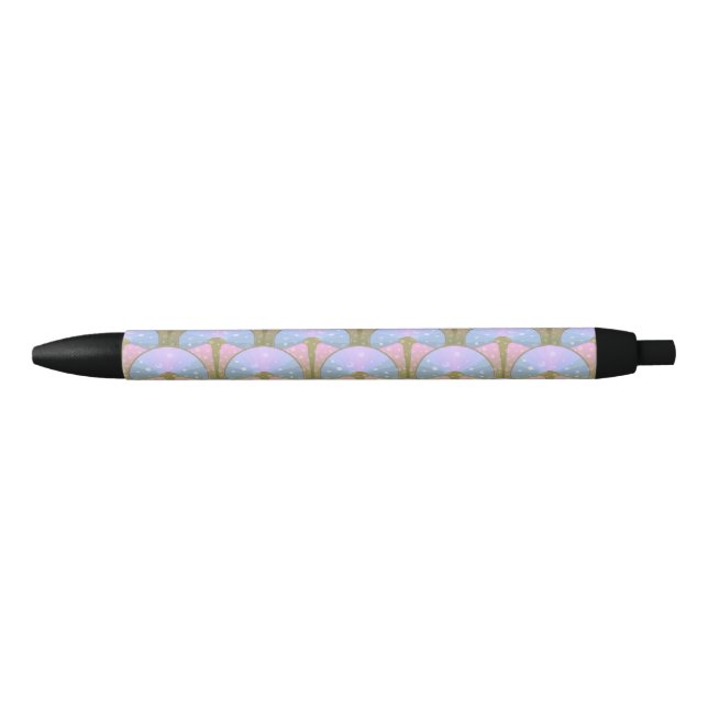 seamless pattern black ink pen (Front)